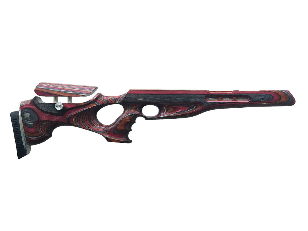 Custom stock for Air Arms TX(HC)200 FT design "coral snake" laminate + cheek riser and pad
