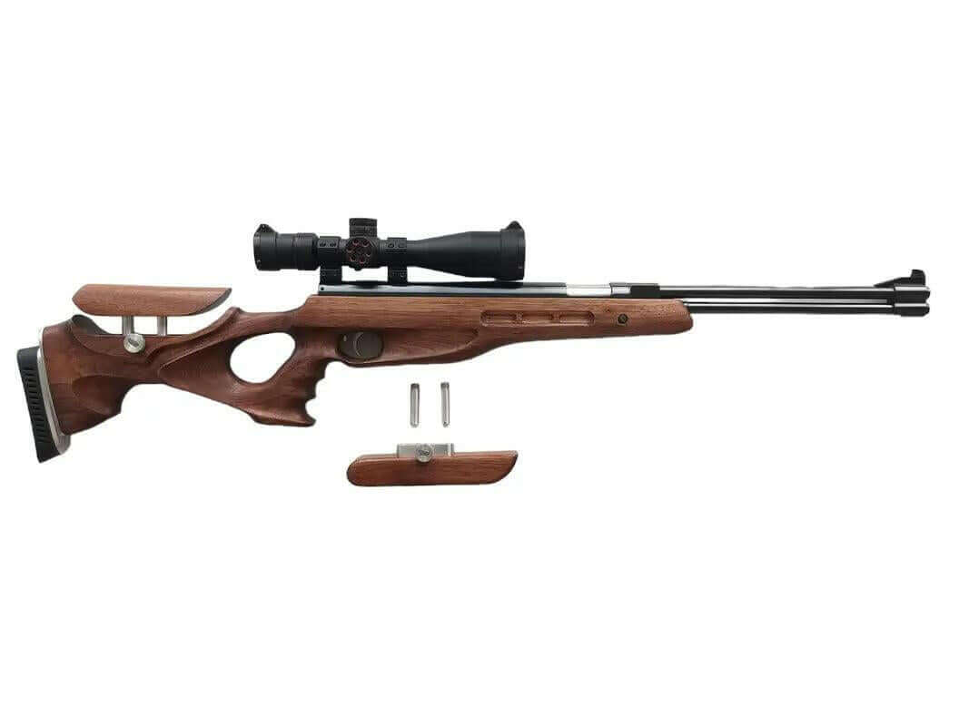 Weihrauch HW77 HW97 custom stock walnut FT Edition with scope and accessories