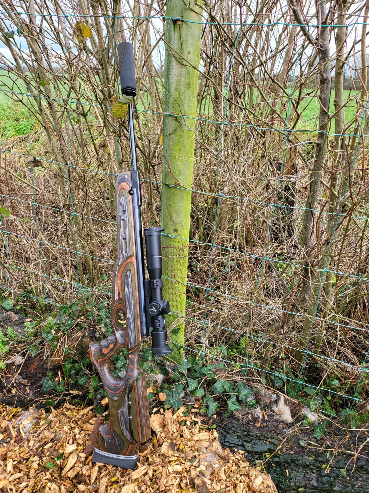 Weihrauch HW95 & HW98 custom stock FT design forest camo