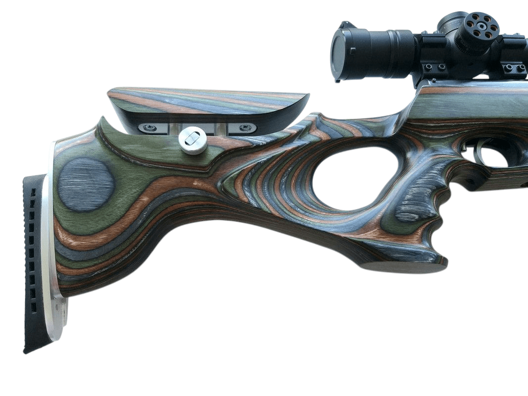 Custom stock for Weihrauch HW77,97-77K,97K  laminate + cheek riser and pad - CRAFTSMAN VIT CUSTOM STOCKS