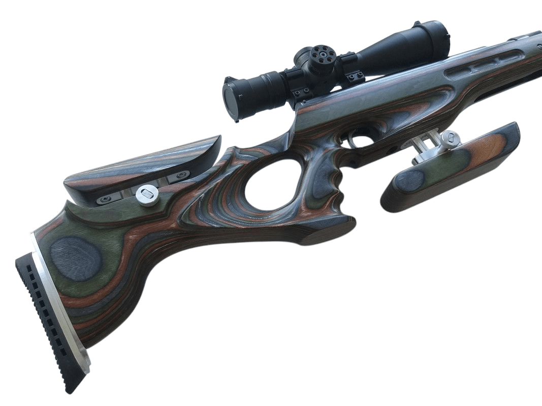 Custom stock for Weihrauch HW77,97-77K,97K laminate + cheek riser and pad - CRAFTSMAN VIT CUSTOM STOCKS