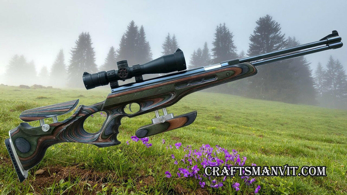 Custom stock for Weihrauch HW77,97-77K,97K laminate + cheek riser and pad - CRAFTSMAN VIT CUSTOM STOCKS