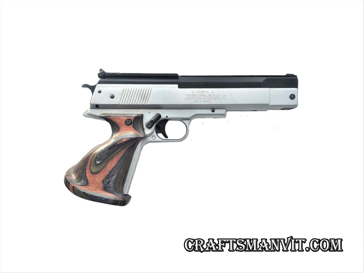 Pistol grip for Weihrauch HW45 coral forest camo laminate - Craftsman Vit bullpup conversion kits & custom stocks