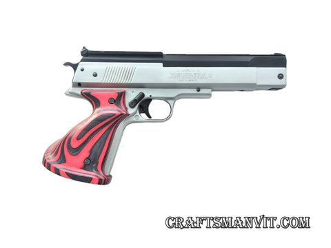 Pistol grip for Weihrauch HW45 red wine laminate - Craftsman Vit bullpup conversion kits & custom stocks